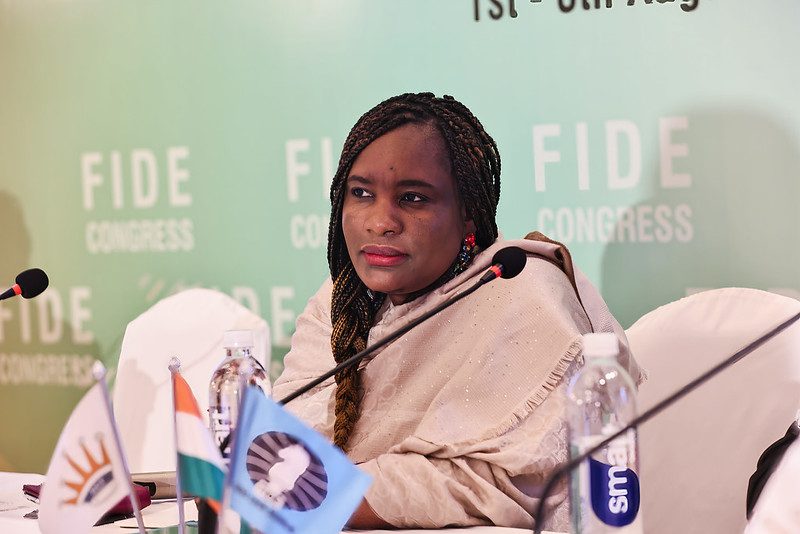 Tshepiso Lopang, African Chess Confederation President 2022-2026. Photo by Mark Livshitz