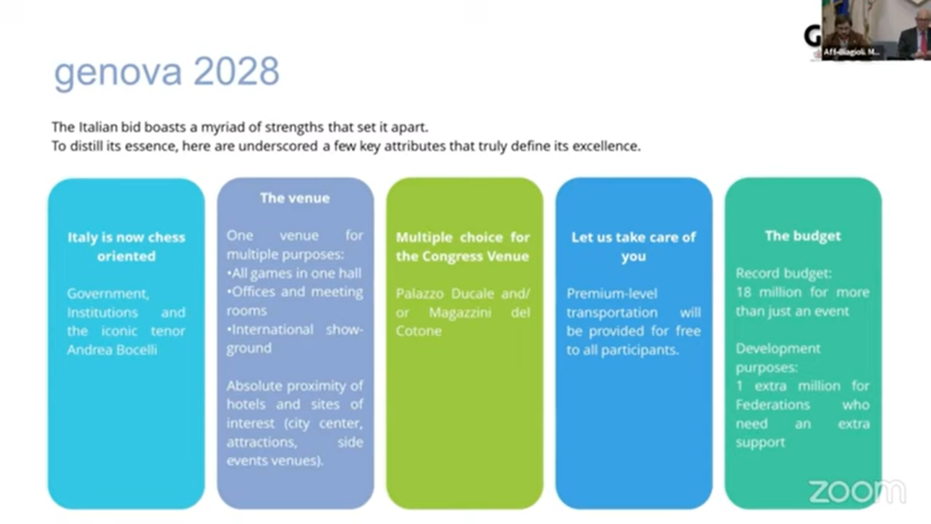 Genova Olympiad Bid (key points)