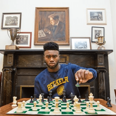Jaylen Brown at the Marshall Chess Club