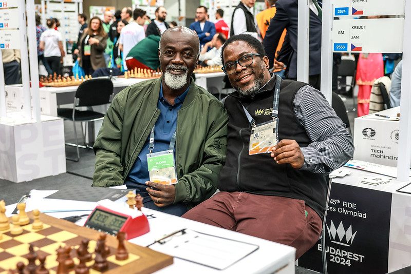 Francis Anquandah (GHANA) and Mario Mkpan (COTE D'IVOIRE). Mark Livshitz