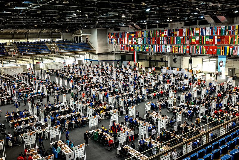 Round 1 of 2024 Chess Olympiad (Budapest, Hungary)