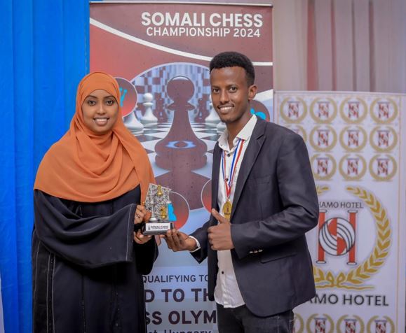 National Champions: Sabarin Mohamed Ali and Abdulkadir Mohamed Warsame
Photo by Aweys Cabdicasiis Aweys