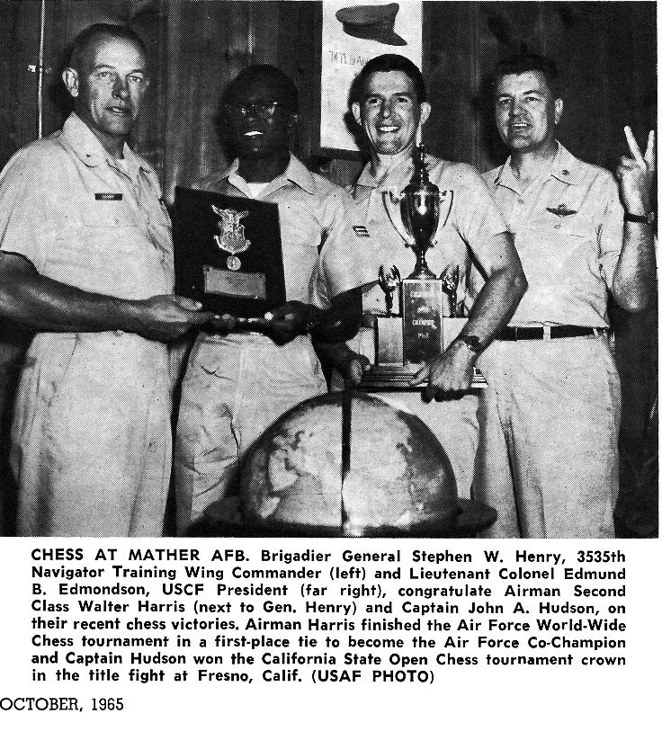 Walter Harris winning military tournament